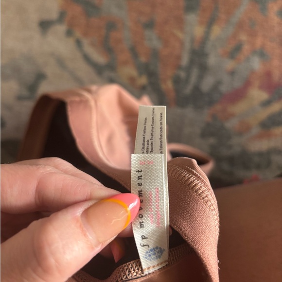 Free People Women's Tan Sports Bra - Picture 4 of 4